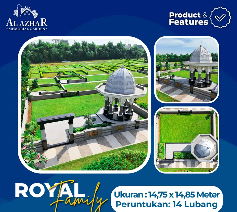 Kartu katalog Royal Family: foto kavling, ukuran, dan peruntukan